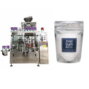 Automatik Rotary Premade Bag Packing Machine untuk Garam