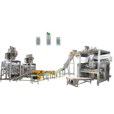 Mesin baling vffs automatik untuk kantung kecil ke dalam beg PE besar
