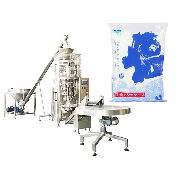 Borang Vertikal Isi Mesin Seal Dengan Cup Volumetrik untuk Garam