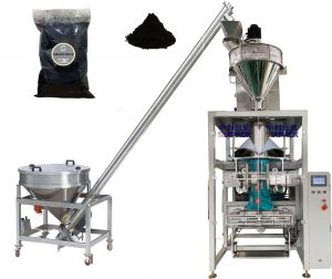 Beg serbuk karbon automatik yang membentuk mengisi mesin pembungkusan pengedap