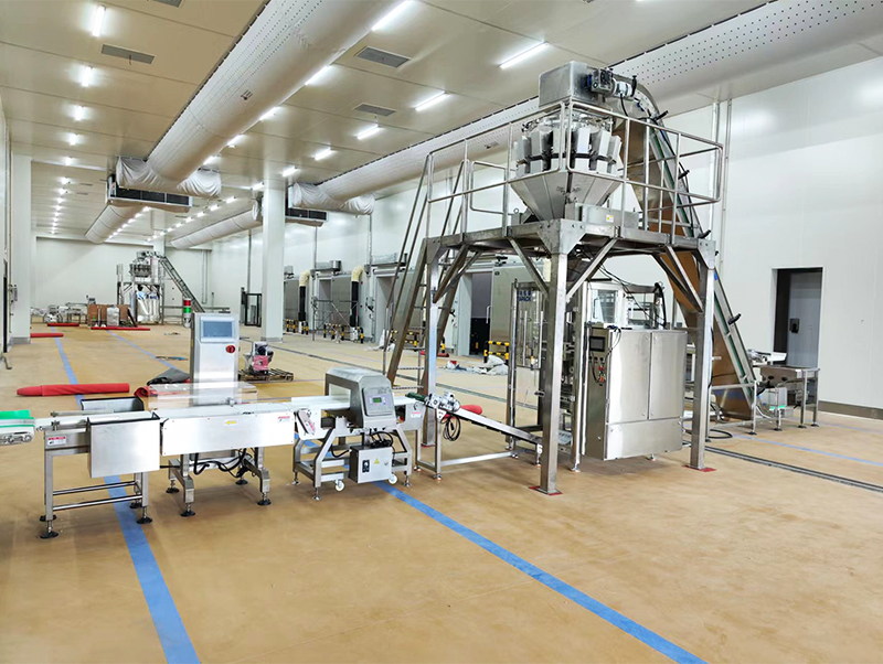 mesin pembungkusan automatik makanan forzen