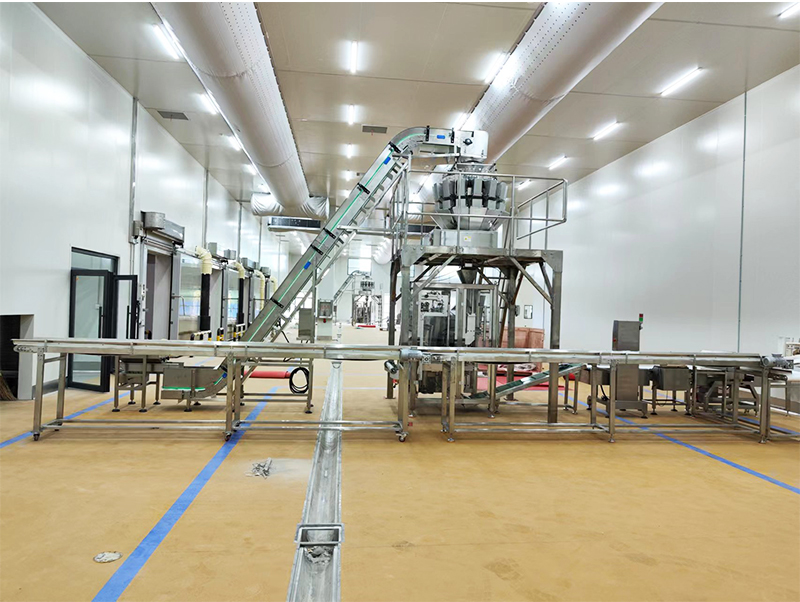 mesin pembungkusan automatik makanan forzen