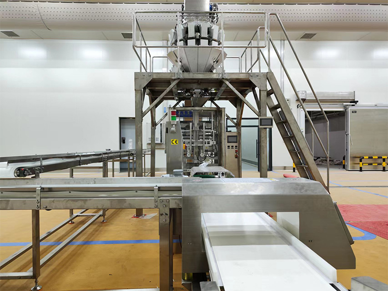 mesin pembungkusan automatik untuk makanan sejuk beku.6