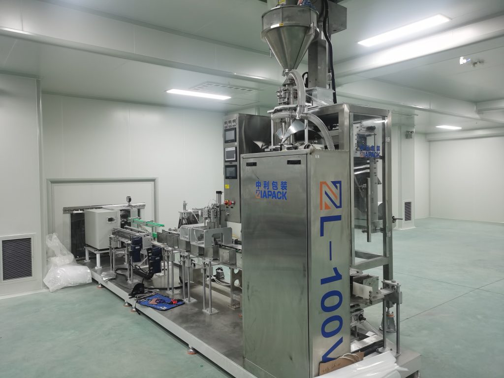 mesin pembungkusan vakum serbuk