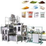 Produk serbuk pukal automatik menimbang mengisi beg penyampaian dan garis palletizing
